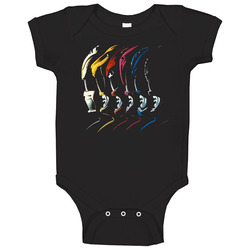 Mighty Morphin Power Rangers Tv Show Baby One Piece