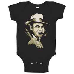 Al Capone Baseball Bat Baby One Piece Al Capone Baseball Bat Baby One Piece