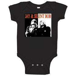 Jay And Silent Bob Strike Back Baby One Piece Jay And Silent Bob Strike Back Baby One Piece