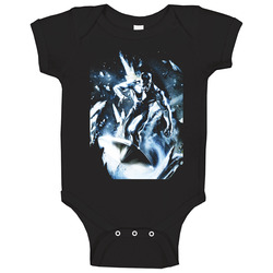 Silver Surfer Superhero Vintage Comic Baby One Piece Silver Surfer Superhero Vintage Comic Baby One Piece