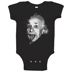 Einstein Tongue Leader Baby One Piece Einstein Tongue Leader Baby One Piece