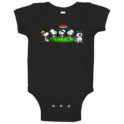 Peanuts- Snoopy's Poker Baby One Piece Peanuts- Snoopy's Poker Baby One Piece