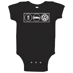 Eat Sleep Volkswagen Baby One Piece