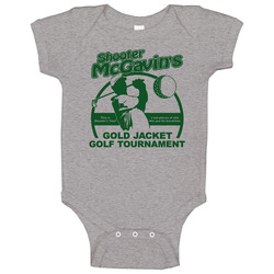 Shooter Mcgavin Golf Happy Gilmore Baby One Piece Shooter Mcgavin Golf Happy Gilmore Baby One Piece