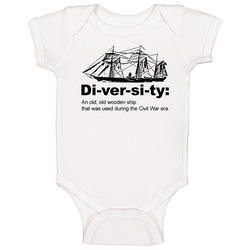 Anchorman Diversity Baby One Piece Anchorman Diversity Baby One Piece