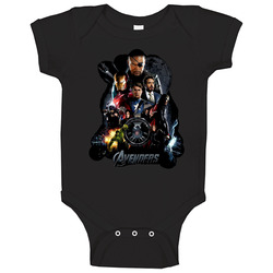 Avengers Funny Movie Baby One Piece Avengers Funny Movie Baby One Piece