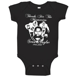 Sean Taylor Football Washington Memory Baby One Piece Sean Taylor Football Washington Memory Baby One Piece