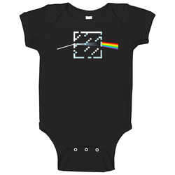 Glass Block Dark Side Of The Moon Parody Minecraft Game Baby One Piece Glass Block Dark Side Of The Moon Parody Minecraft Game Baby One Piece