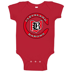 Cleveland Barons Retro Hockey Baby One Piece Cleveland Barons Retro Hockey Baby One Piece