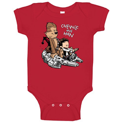 Chewie And Han Solo Funny Calvin Hobbs Baby One Piece Chewie And Han Solo Funny Calvin Hobbs Baby One Piece