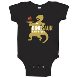 Dinosaur Bar-b-q Bbq The Bronx New York Ny Restaurant Logo Baby One Piece Dinosaur Bar-b-q Bbq The Bronx New York Ny Restaurant Logo Baby One Piece