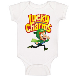 Lucky Charms St Patrick's Baby One Piece Lucky Charms St Patrick's Baby One Piece