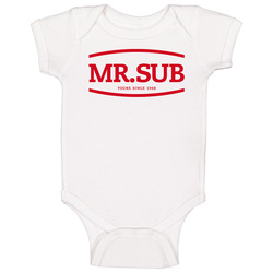 Mr Sub Sandwhich Restaurant Baby One Piece Mr Sub Sandwhich Restaurant Baby One Piece