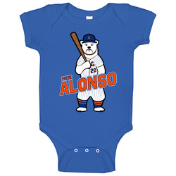 Pete Alonso New York Baseball Baby One Piece Pete Alonso New York Baseball Baby One Piece