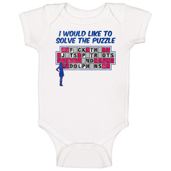 Buffalo Fuck Rest Afc East Wheel Of Fortune Football Worn Look Baby One Piece Buffalo Fuck Rest Afc East Wheel Of Fortune Football Worn Look Baby One Piece