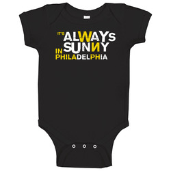 It's Always Sunny In Philadelphia 2000s Tv Show Fan Logo Baby One Piece It's Always Sunny In Philadelphia 2000s Tv Show Fan Logo Baby One Piece