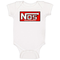 Nitrous Oxide Systems Nos Red Logo Baby One Piece Nitrous Oxide Systems Nos Red Logo Baby One Piece