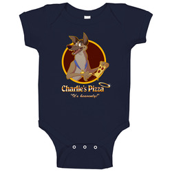 Charlies Pizza All Dogs Go To Heaven Cartoon Show Fan Baby One Piece Charlies Pizza All Dogs Go To Heaven Cartoon Show Fan Baby One Piece