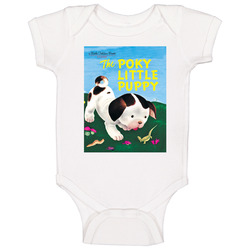 The Poky Little Puppy Classic Children's Storybook Cover Baby One Piece The Poky Little Puppy Classic Children's Storybook Cover Baby One Piece