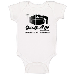 Jims South St Philadelphia Restaurant Cool Baby One Piece Jims South St Philadelphia Restaurant Cool Baby One Piece