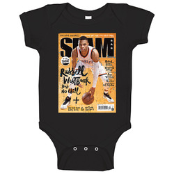 Slam Magazine Issue 196 Russell Westbrook Popular Basketball Magazine Grunge Look Baby One Piece Slam Magazine Issue 196 Russell Westbrook Popular Basketball Magazine Grunge Look Baby One Piece