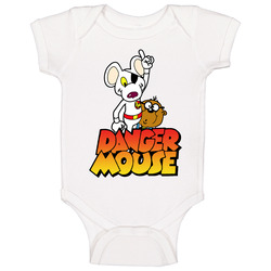Danger Mouse 80s Retro Tv Show Fan Baby One Piece Danger Mouse 80s Retro Tv Show Fan Baby One Piece