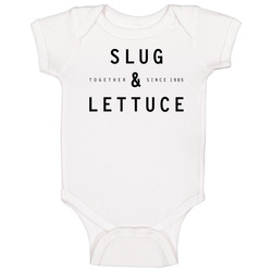 Slug And Lettuce Uk Chain Restaurants Logo Baby One Piece Slug And Lettuce Uk Chain Restaurants Logo Baby One Piece