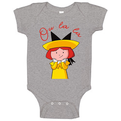 Madeline Ou La La Cartoon Baby One Piece Madeline Ou La La Cartoon Baby One Piece
