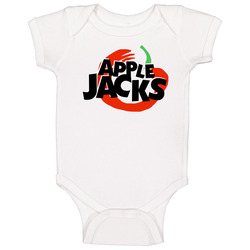 Apple Jacks Logo Greatest Cereal Of All Time Breakfast Fan Foodie Baby One Piece Apple Jacks Logo Greatest Cereal Of All Time Breakfast Fan Foodie Baby One Piece