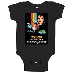 Michael Jackson's Moonwalker Sega Genesis Cover Fan Baby One Piece Michael Jackson's Moonwalker Sega Genesis Cover Fan Baby One Piece