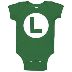 Luigi Super Mario Cart Group Halloween Costume Baby One Piece