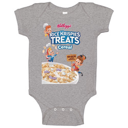 Rice Krispy Treats Cereal 90s Kids Food Baby One Piece Rice Krispy Treats Cereal 90s Kids Food Baby One Piece