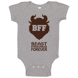 Wreck It Ralph Belle Bff Beast Friends Forever Baby One Piece Wreck It Ralph Belle Bff Beast Friends Forever Baby One Piece