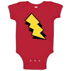 Skeeter Valentine Lightning Bolt Doug Retro Cartoon Kids Tv Show Baby One Piece Skeeter Valentine Lightning Bolt Doug Retro Cartoon Kids Tv Show Baby One Piece