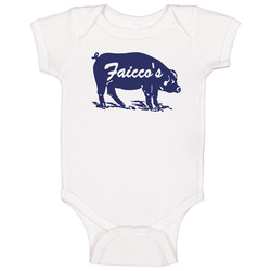 Faiccos Pork Store New York Restaurant Baby One Piece Faiccos Pork Store New York Restaurant Baby One Piece