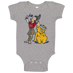 Mascots Usc Ucla Vintage Look Rivalry California Sports Fan Baby One Piece Mascots Usc Ucla Vintage Look Rivalry California Sports Fan Baby One Piece