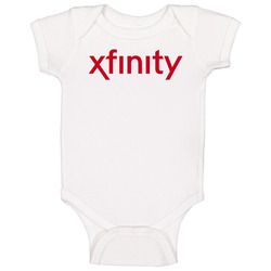 Xfinity Comcast Cable Company Logo Baby One Piece Xfinity Comcast Cable Company Logo Baby One Piece