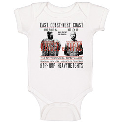 East Coast West Coast Biggie Vs Tu Music Hip Hop Heavyweights Baby One Piece East Coast West Coast Biggie Vs Tu Music Hip Hop Heavyweights Baby One Piece