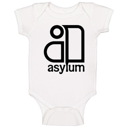 Asylum Records Hip Hop Record Label Music Lovers Baby One Piece Asylum Records Hip Hop Record Label Music Lovers Baby One Piece