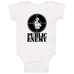 Public Enemy Popular 80s 90s Hip Hop Group Music Lovers Baby One Piece Public Enemy Popular 80s 90s Hip Hop Group Music Lovers Baby One Piece