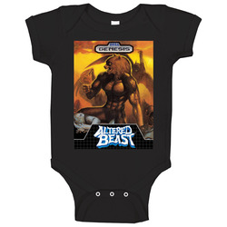 Altered Beast Sega Genesis Retro Video Game Cover Fan Baby One Piece Altered Beast Sega Genesis Retro Video Game Cover Fan Baby One Piece