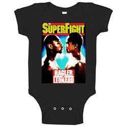 Sugar Ray Leonard Vs Marvin Hagler Retro 80s Boxing Fight Baby One Piece Sugar Ray Leonard Vs Marvin Hagler Retro 80s Boxing Fight Baby One Piece
