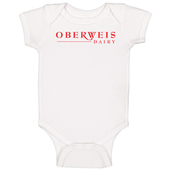 Oberweis Dairy Ice Cream Snack Food Logo Baby One Piece Oberweis Dairy Ice Cream Snack Food Logo Baby One Piece