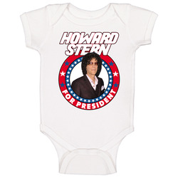 Howard Stern For President Talk Show Host Celeb Fan Election Baby One Piece Howard Stern For President Talk Show Host Celeb Fan Election Baby One Piece