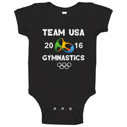 Usa Gymnastics Team Rio 2016 Olympic Games Sport Baby One Piece Usa Gymnastics Team Rio 2016 Olympic Games Sport Baby One Piece