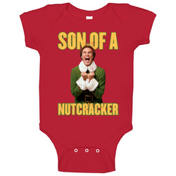 Elf Son Of A Nutcracker Funny Christmas Movie Baby One Piece Elf Son Of A Nutcracker Funny Christmas Movie Baby One Piece