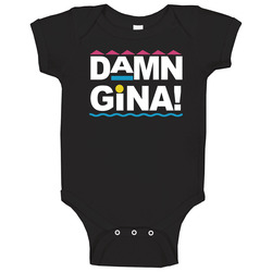 Damn Gina Martin Lawrence Original Retro Tv Series Fan Baby One Piece Damn Gina Martin Lawrence Original Retro Tv Series Fan Baby One Piece