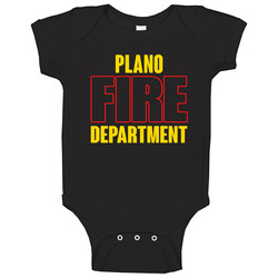 Plano Fire Department Personalized City Baby One Piece Plano Fire Department Personalized City Baby One Piece