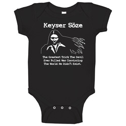 The Usual Suspects Keyser Soze Cool Baby One Piece The Usual Suspects Keyser Soze Cool Baby One Piece
