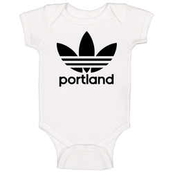 Portland Best City Adidas Logo Baby One Piece Portland Best City Adidas Logo Baby One Piece